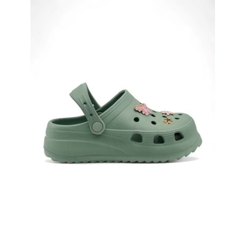 SONIMIX EZ129.01 ZENNE YÜKSEK CROCS - HAKİ - 38