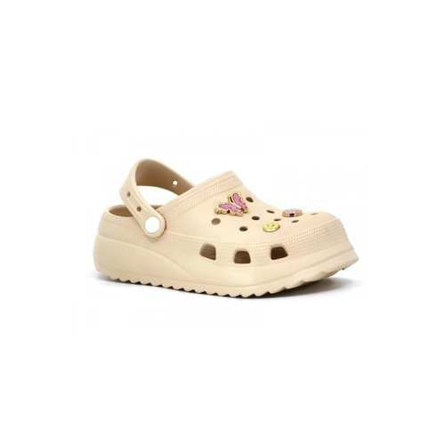 SONIMIX EZ129.01 ZENNE YÜKSEK CROCS - KREM - 40