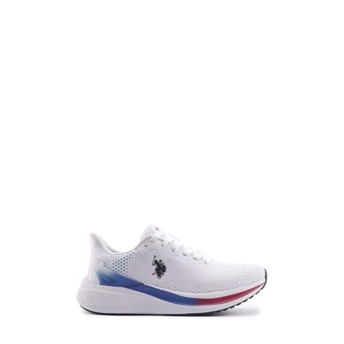 U.S. POLO ASSN. BLAKE 4FX ERKEK KOŞU AYAKKABISI - BEYAZ-MAVİ-KIRMIZI - 44