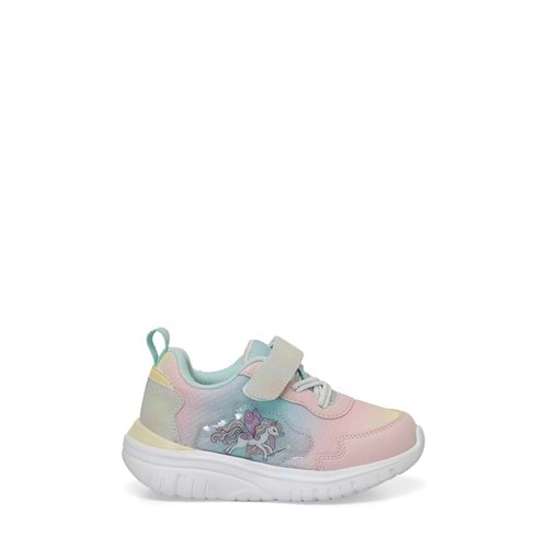 KİNETİX GINNY 4FX KIZ ÇOCUK SPOR AYAKKABI - A.PEMBE-MINT-SARI - 22