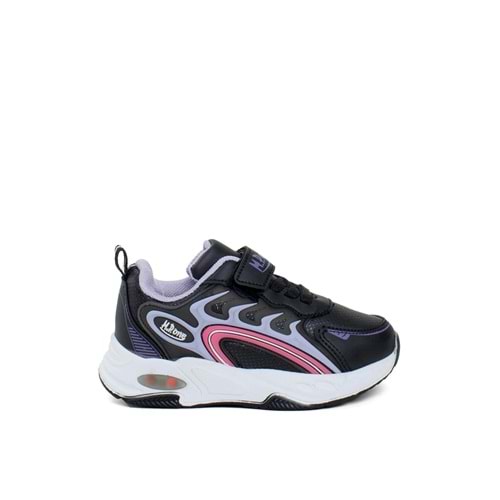 MP 242-3357 UNİSEX ÇOCUK SPOR AYAKKABI - SİYAH-MOR - 26