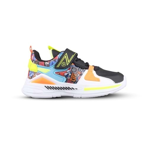 MP 242-3325 ÇOCUK SPOR AYAKKABI - SİYAH-MAVİ - 26