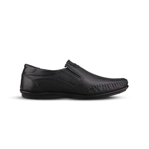 MP 242-4555 HAKİKİ DERİ ERKEK CASUAL AYAKKABI - SİYAH - 42