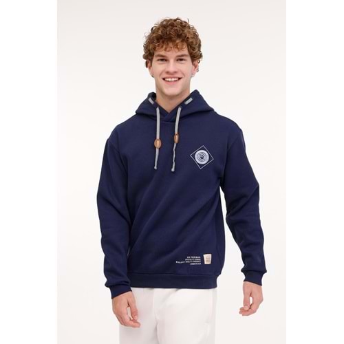 LUMBERJACK ML HECTOR 17URB1043 4PR ERKEK SWEATSHİRT KAPŞONLU - LACİ - S