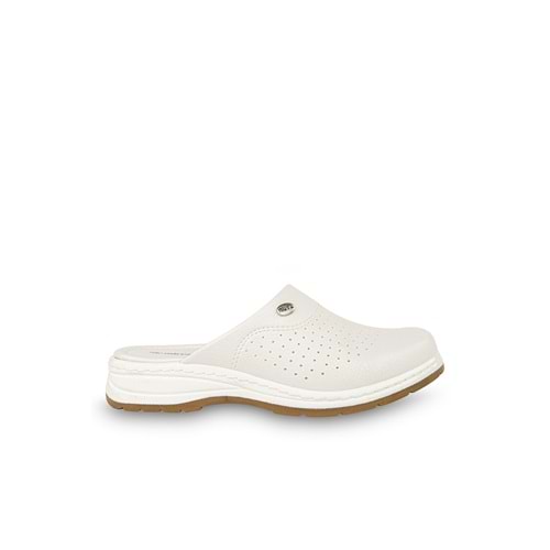 Muya Sabo Çok Amaçlı Kaymaz Taban Kadın Terlik - Beyaz - 38