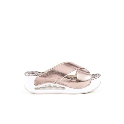 Muya Penelope Anatomik Air Max Tabanlı Topuk Dikeni Kadın Terlik - Platin - 36