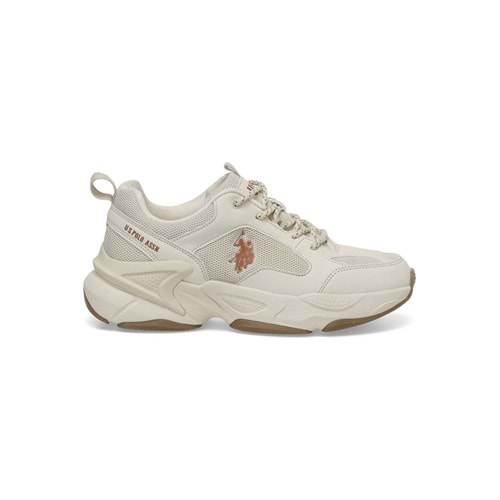 U.S. POLO ASSN. MAYBE WMN 5FX KADIN SNEAKER - BEJ - 40