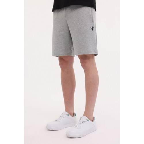 LUMBERJACK MB CT103 PAM SHORT 5FX ERKEK ŞORT - GRİ MELANJ - L