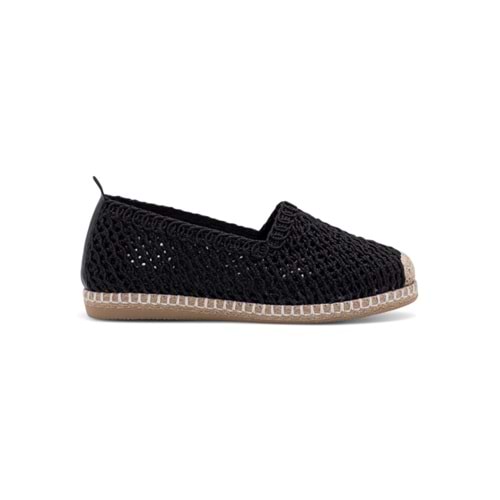 PANDORA MODA Y25.82.199 KADIN HASIR ESPADRİL - SİYAH - 36