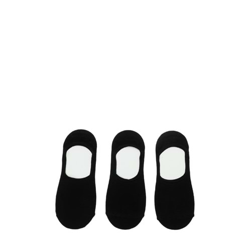 LUMBERJACK MB DARREN 31BBT 5FX ERKEK 3 LÜ GÖRÜNMEZ BABET ÇORAP - SİYAH - 40-44