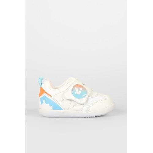 VİCCO DONUT ERKEK BEBEK İLK ADIM SNEAKER - BEYAZ - 23