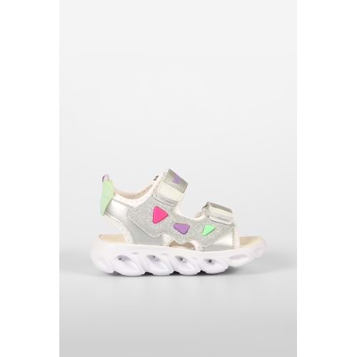 VİCCO HİLDA KIZ ÇOCUK IŞIKLI SANDALET - BEYAZ - 30