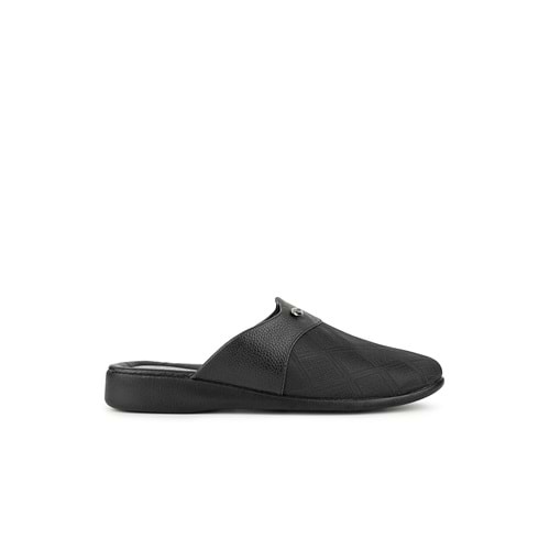 Muya Khanda Anatomik Taban Erkek Ev Terliği - Siyah - 42