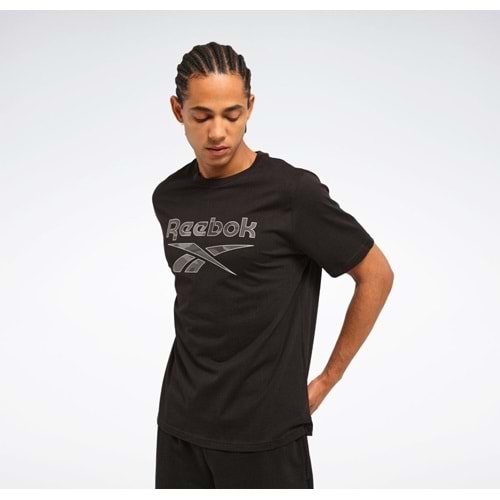 REEBOK NEW ID CAMO TEE ERKEK KISA KOL TİŞÖRT - SİYAH - M