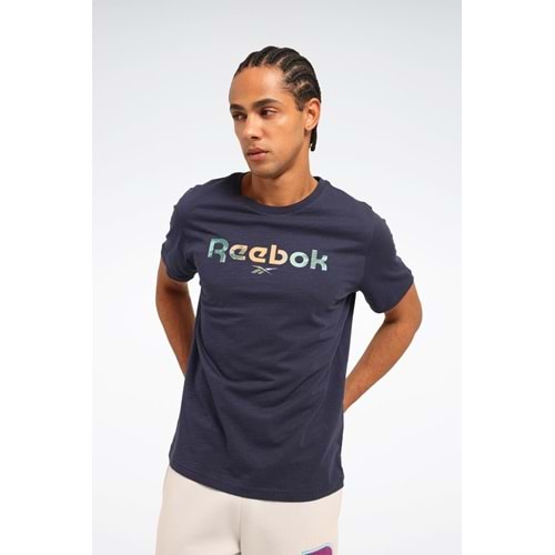 REEBOK SUMTH TEE ERKEK KISA KOL TİŞÖRT - LACİVERT - XXL