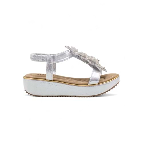 VOYAGER B178 KADIN SANDALET - GÜMÜŞ - 40