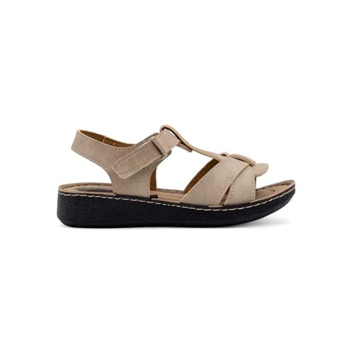 AVOX PAMİRA KADIN SANDALET - BEJ - 38