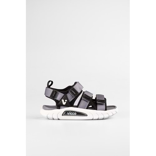 VİCCO CUBE ERKEK ÇOCUK SANDALET - SİYAH - 33