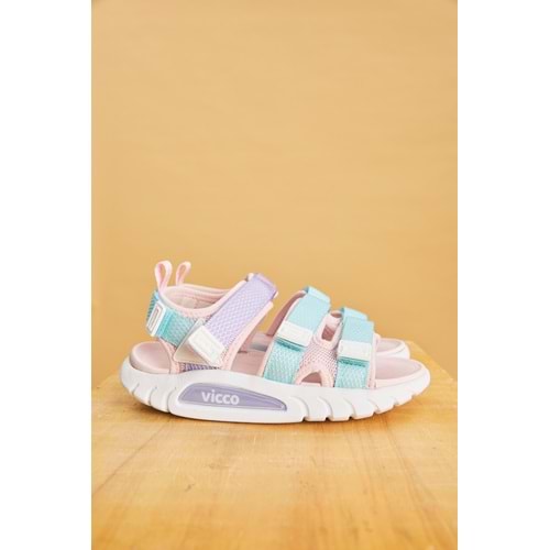VİCCO CUBE KIZ ÇOCUK SANDALET - PUDRA - 31