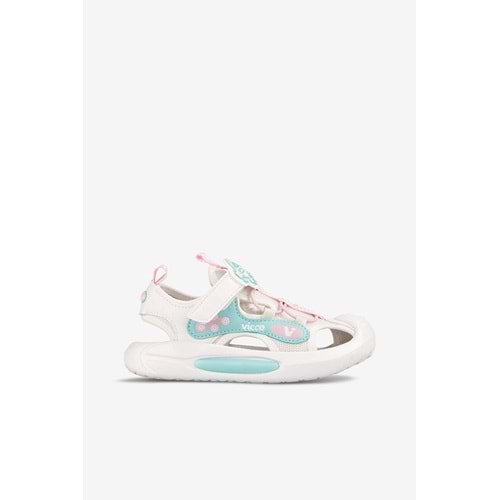 VİCCO ROCKET IŞIKLI KIZ ÇOCUK SANDALET - BEYAZ - 30