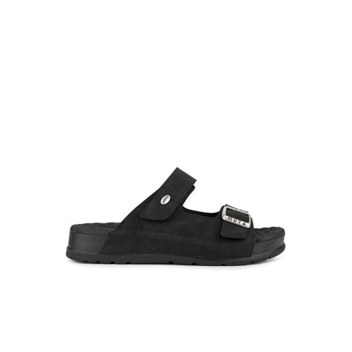 Muya Mamaki Anatomik Taban Topuk Dikeni Erkek Terlik - Siyah - 40