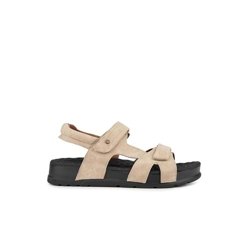 Muya Sagrado Anatomik Taban Topuk Dikeni Erkek Sandalet - Krem - 40