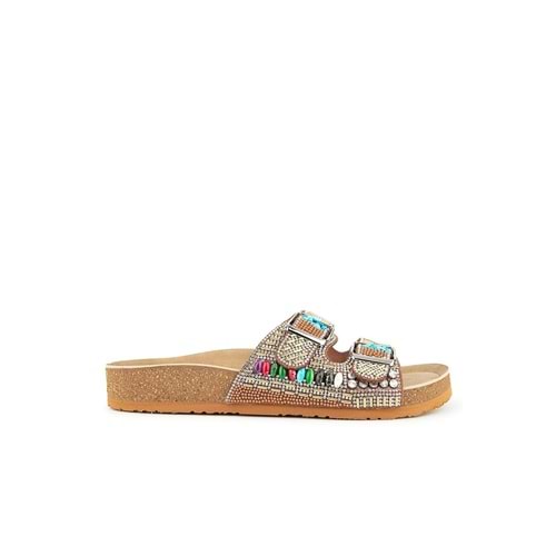 Muya Paa Anatomik Taban Kadın Terlik - Kahverengi - 40