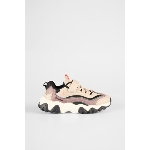 VİCCO POTE UNİSEX ÇOCUK SPOR AYAKKABI - BEJ - 26