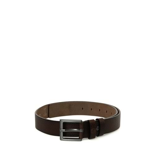 LUMBERJACK GM JOTA HAKİKİ DERİ 5PR ERKEK KEMER - KAHVERENGİ - 100 CM