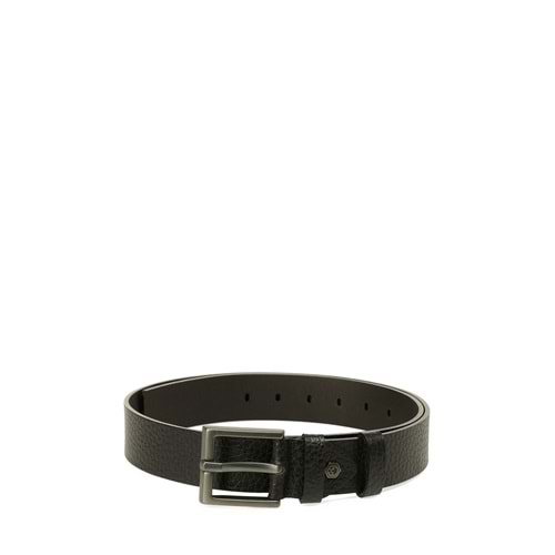 LUMBERJACK GM JOTA HAKİKİ DERİ 5PR ERKEK KEMER - SİYAH - 100 CM