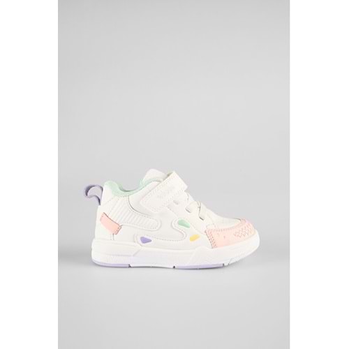 VİCCO NİTA KIZ BEBEK SNEAKER BOT - BEYAZ-PEMBE - 22