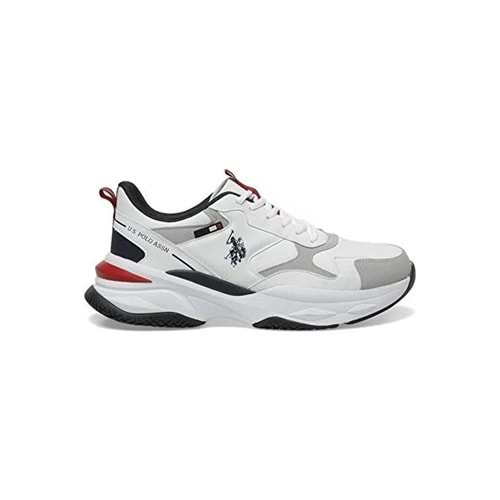 U.S. POLO ASSN. SOLIDAR 5PR ERKEK SNEAKER - BEYAZ - 40