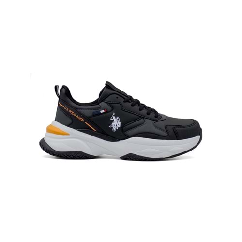 U.S. POLO ASSN. SOLIDAR 5PR ERKEK SNEAKER - SİYAH - 41