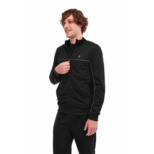 LUMBERJACK MB CT176 LEON T.SUIT 5PR ERKEK EŞOFMAN TAKIMI - SİYAH - L