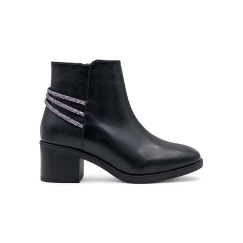 PANDORA MODA K25.101.144 CİLT KADIN BOT - SİYAH - 36