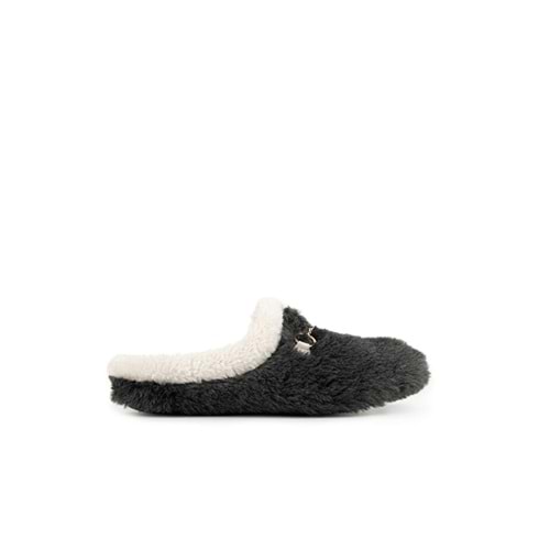 Muya Kraska Anatomik Taban Kadın Ev Terliği - Füme - 40