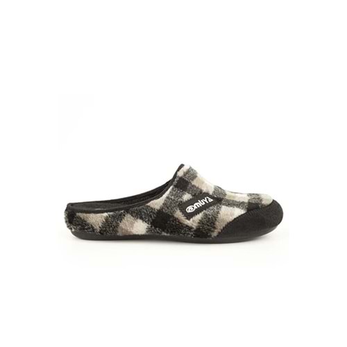 Muya Merida Anatomik Taban Unisex Ev Terliği - Siyah - 40