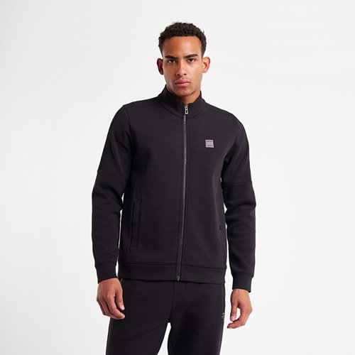 LESCON 25N-1141 ERKEK FERMUARLI SWEATSHİRT - SİYAH - L