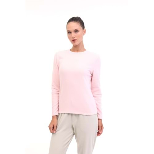 KİNETİX WB 7 BEYZA POLAR 5PR KADIN POLAR SWEATSHİRT - A.PEMBE - L