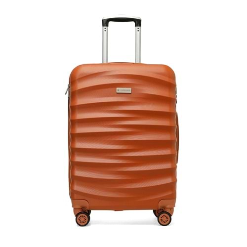 LUMBERJACK NEWYORK-0 ABS 5PR ORTA BOY VALİZ - KİREMİT - STD