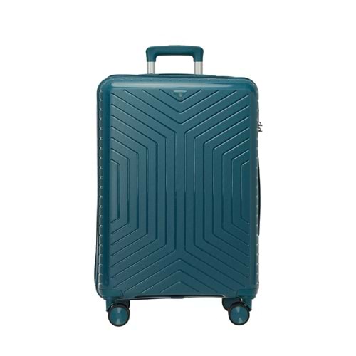 LUMBERJACK PARIS-B PP 5PR BÜYÜK BOY VALİZ - PETROL - STD