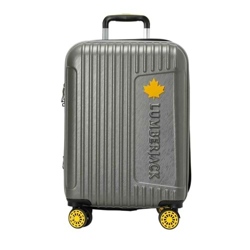 LUMBERJACK BERLIN-K ABS 5PR KABİN BOY VALİZ - GRİ - STD