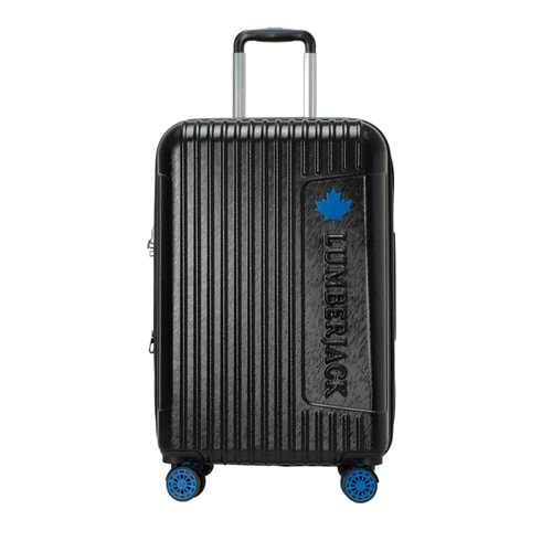 LUMBERJACK BERLIN-O ABS 5PR ORTA BOY VALİZ - SİYAH - STD