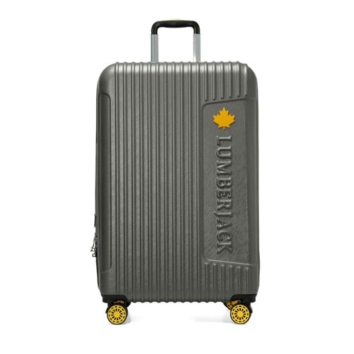 LUMBERJACK BERLIN-B ABS 5PR BÜYÜK BOY VALİZ - GRİ - STD