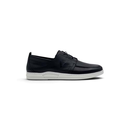 VOYAGER 5591 ERKEK HAKİKİ DERİ CASUAL AYAKKABI - SİYAH - 40