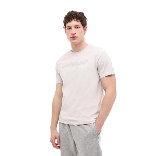 LUMBERJACK ML ULRICH 11ID1-100 6FX ERKEK KISA KOL TİŞÖRT - GRİ - L
