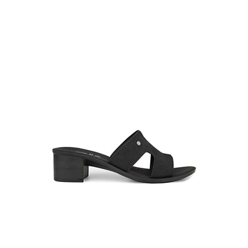 Muya İliyonse Anatomik Taban Kadın Terlik - Siyah - 40