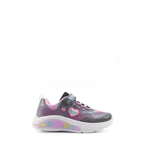 LUMBERJACK WAVY 6FX KIZ ÇOCUK SPOR AYAKKABI - SİYAH - 33