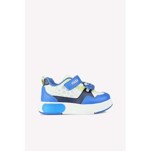 VİCCO BORKA IŞIKLI ERKEK BEBEK SNEAKER - SAKS - 22