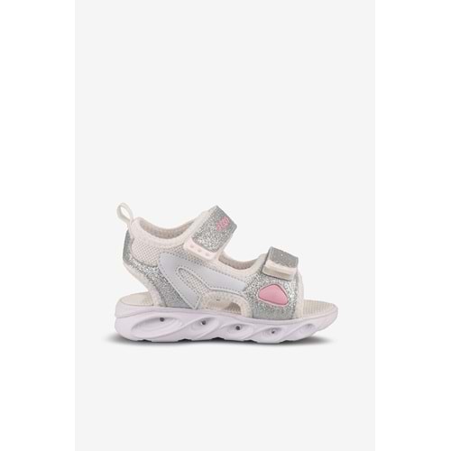 VİCCO ROY IŞIKLI KIZ ÇOCUK SANDALET - BEYAZ - 30